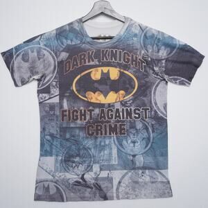 Batman‎ Dark Knight Fight Against Crime Graphic Print T-shirt Size M